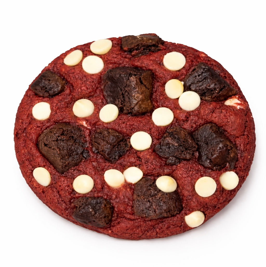 Giant Red Velvet Cookies