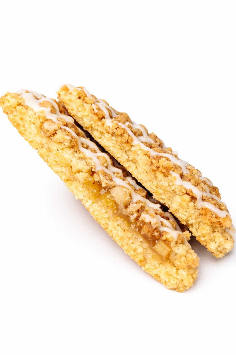 Giant Apple Crumble Pie Cookies